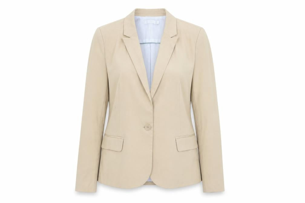 Stradivarius Womens Beige   Jacket Suit Jacket Size L
