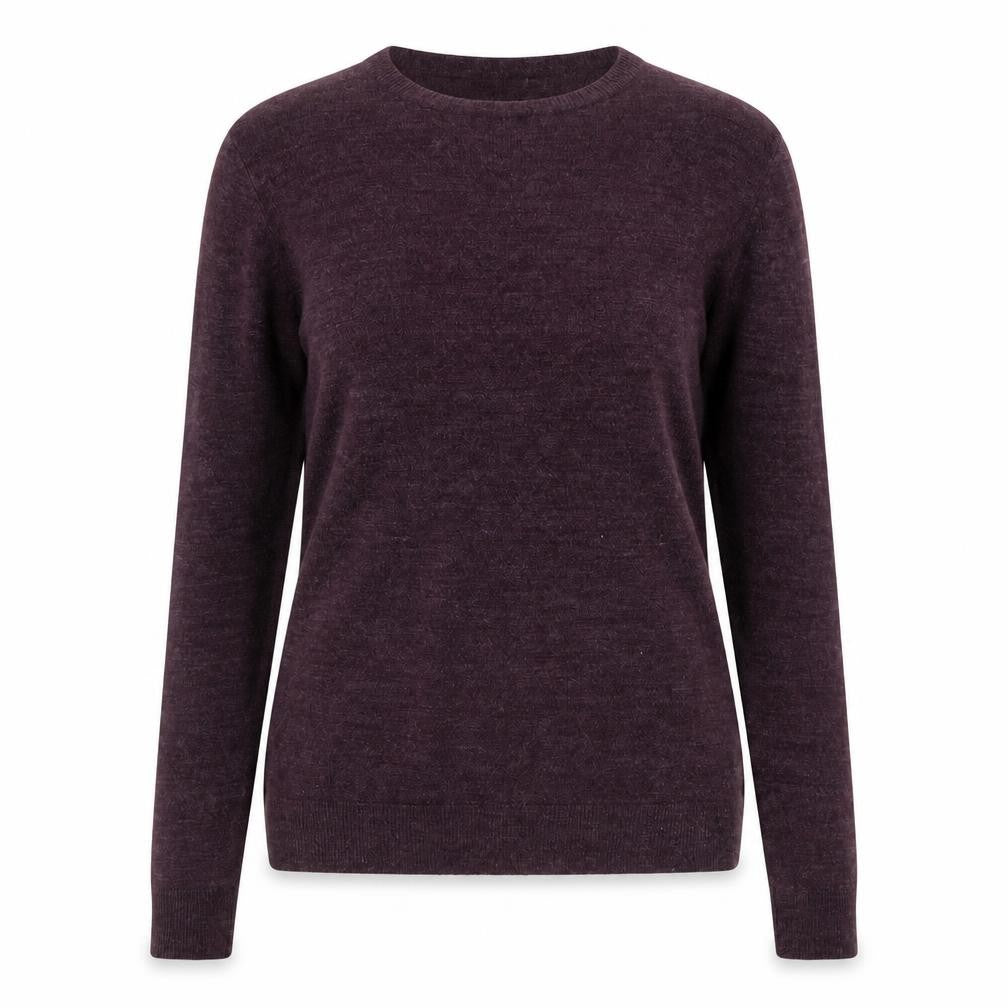 Front view of Cedarwood State women’s purple jumper, size S