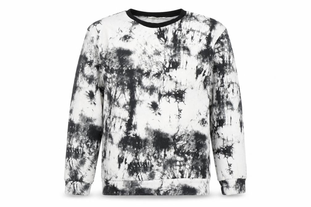 Front view of SHEIN girls’ white geometric jumper, size 12-13, years