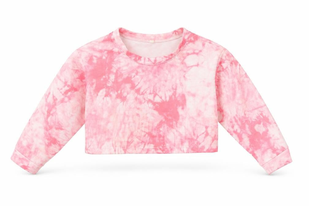 Front view of Preworn girls’ pink jumper, size 7-8, years