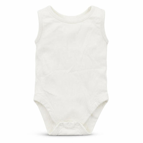 Nutmeg  Baby White   Babygrow One-Piece Size 9-12 Months