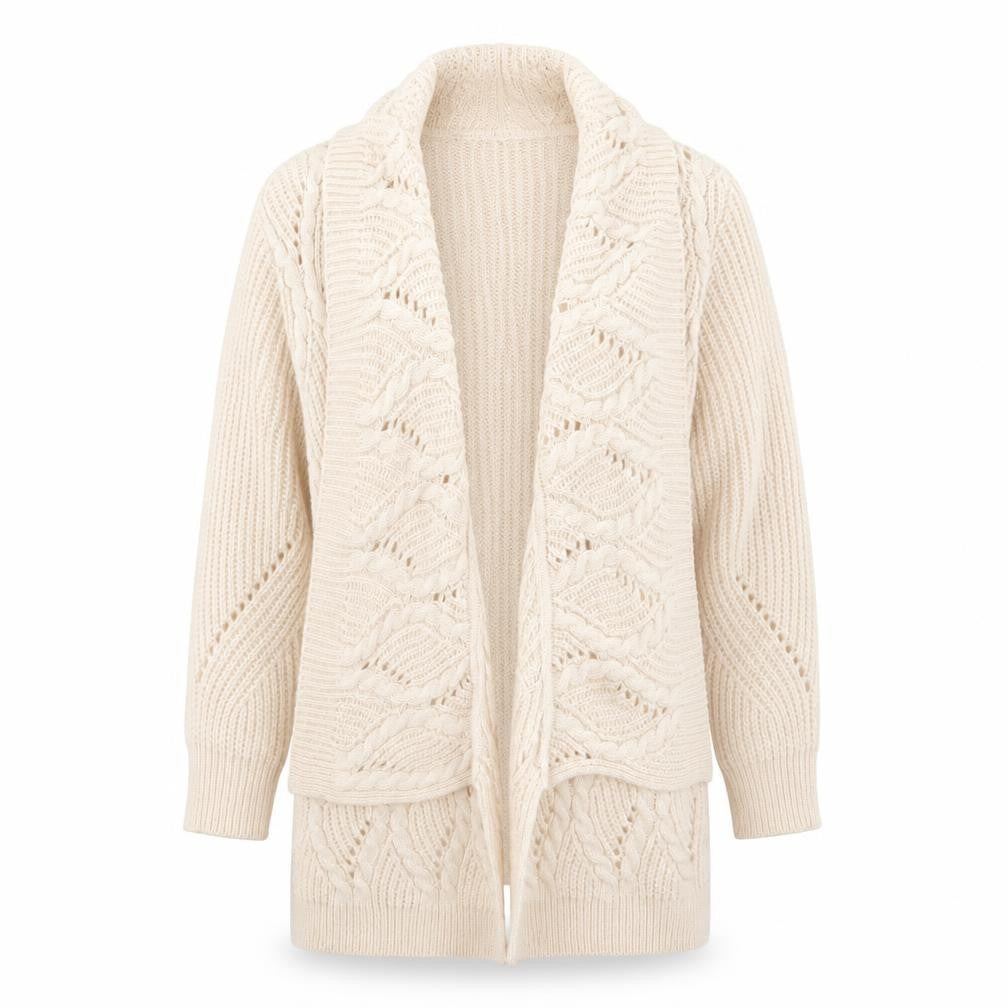 Front view of Anthology women’s pink jumper, size UK 16