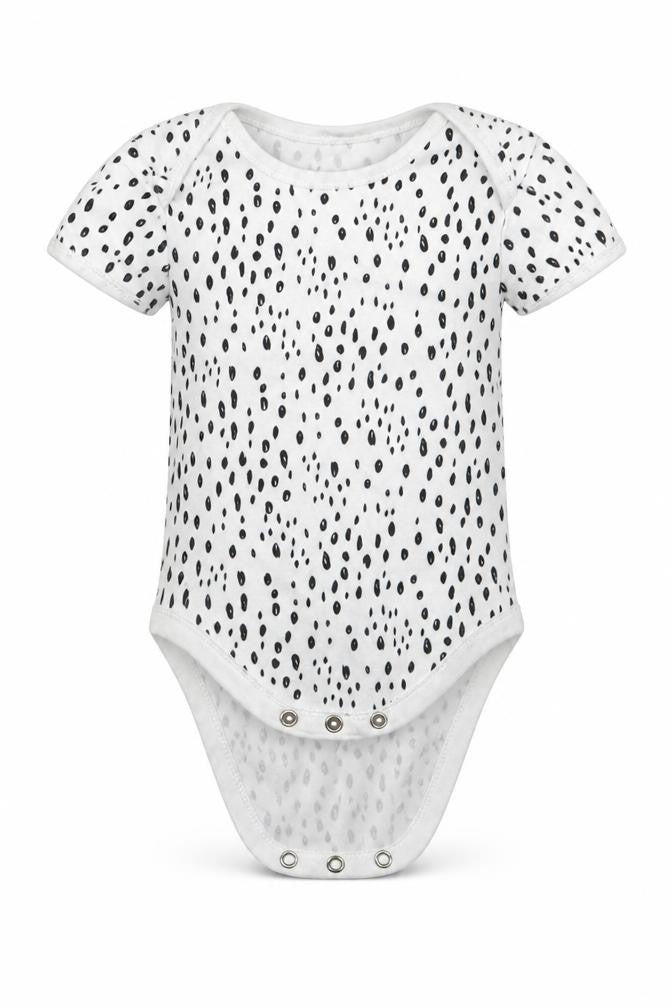 Primark Girls White Animal Print  Babygrow One-Piece Size 9-12 Months
