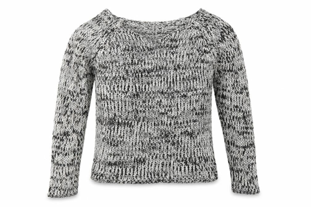 Front view of H&M women’s grey jumper, size XS