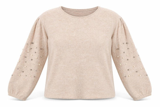 Front view of Papaya women’s pink jumper, size UK 12