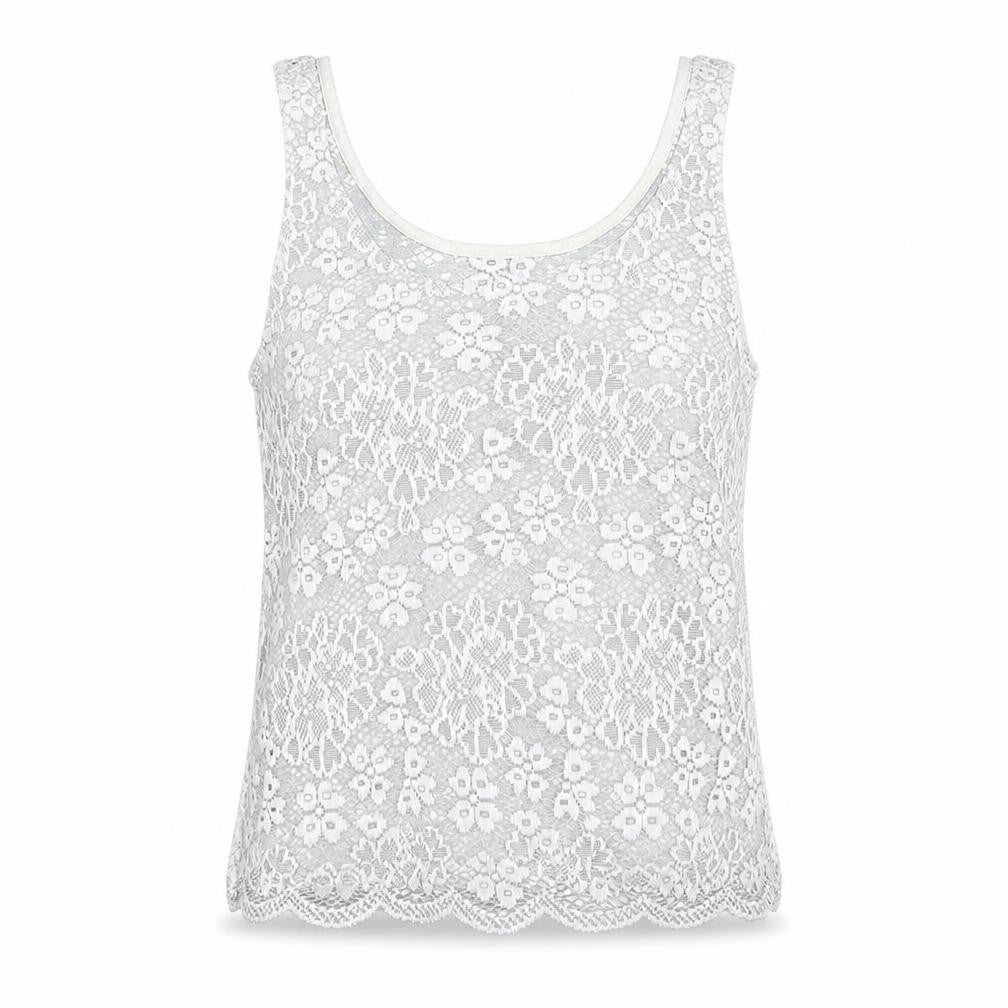Front view of Topshop women’s grey floral basic t-shirt, size UK 6