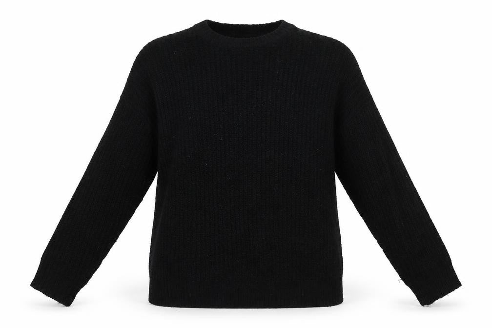 Front view of New Look women’s black jumper, size M