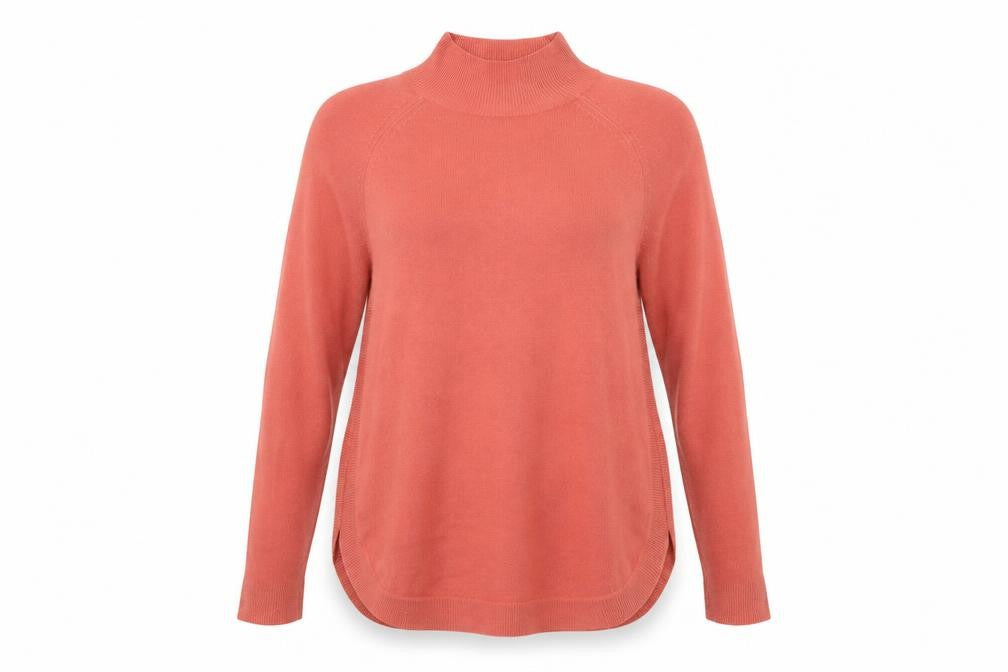 Front view of Marks & Spencer women’s pink jumper, size S