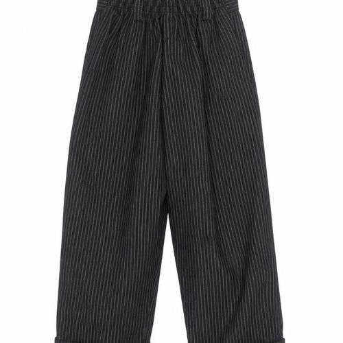Preworn Girls Black Striped  Dress Pants Trousers Size 2 Years