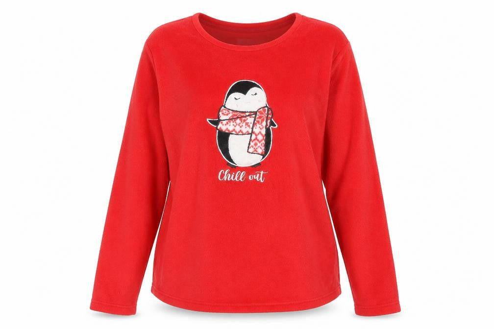 Front view of F&F women’s red jumper, size M