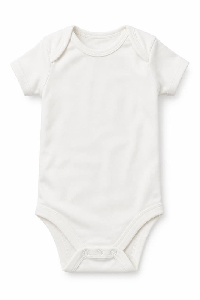 TU Baby White   Babygrow One-Piece Size 6-9 Months