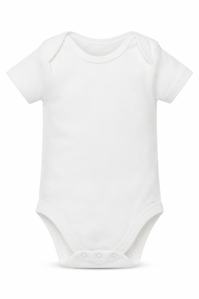 TU Baby White   Babygrow One-Piece Size 6-9 Months