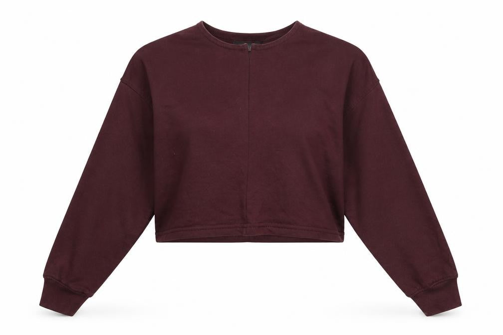 Front view of Missguided women’s brown jumper, size UK 8