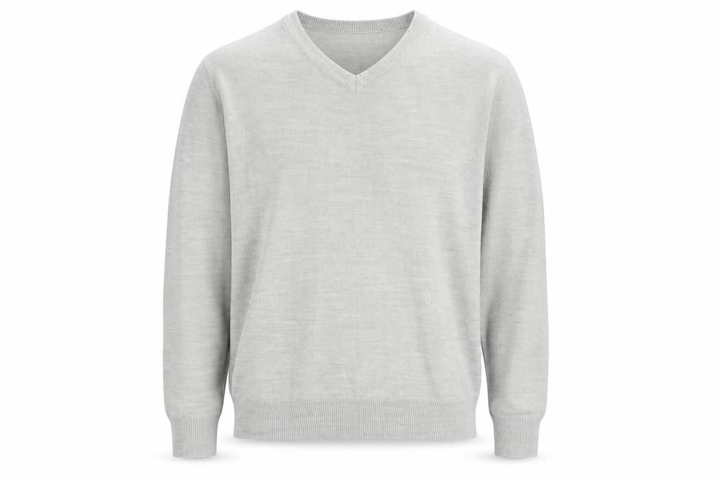 Front view of Store Twenty One men’s grey jumper, size L
