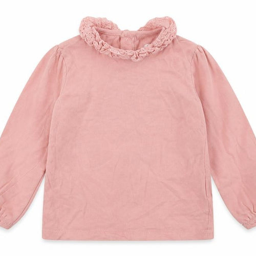 F&F Girls Pink   Basic T-Shirt Size 12-18 Months