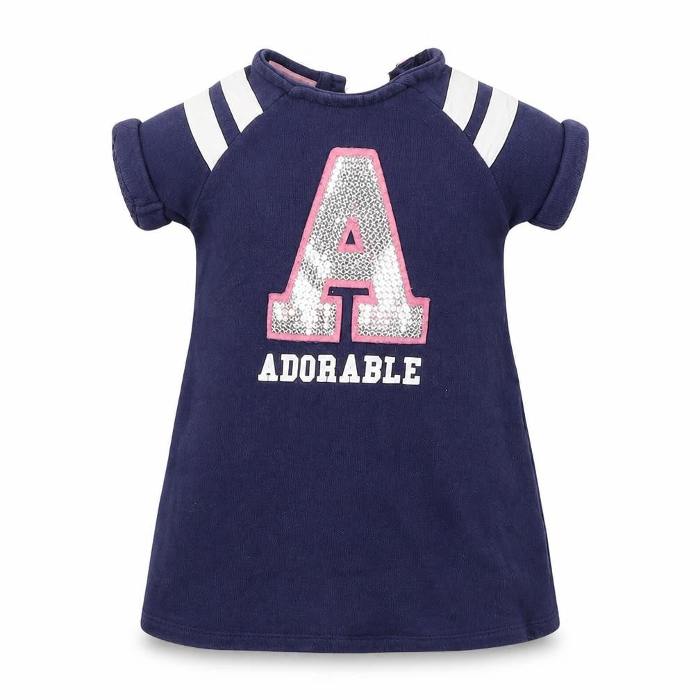 M Girls Blue Argyle/Diamond  Fit & Flare  Size 2-3 Years