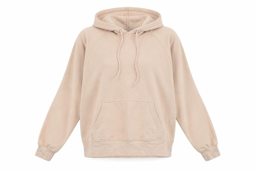 Front view of Divided women’s pink pullover hoodie, size XS