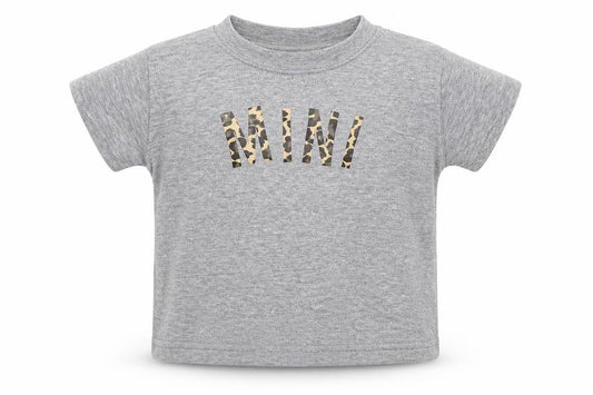Front view of Preworn Baby Grey Basic T-Shirt, size 6-9, Months - Mini