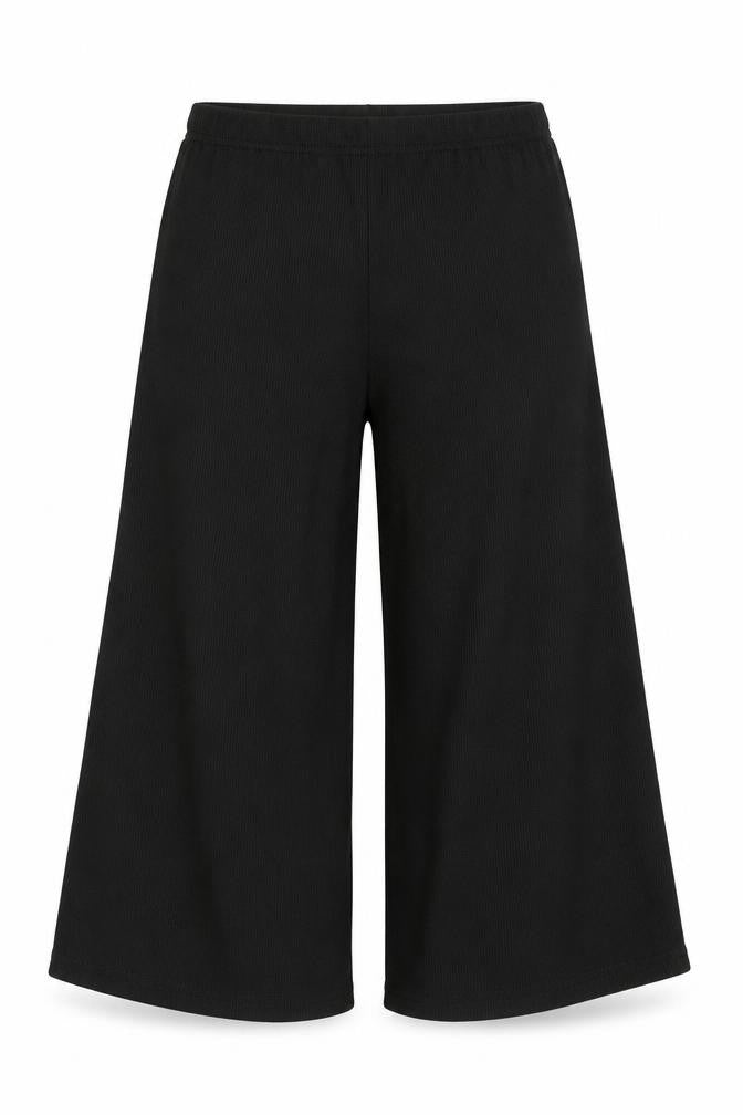 Boohoo Womens Black   Cropped Trousers Size 8 L20 in