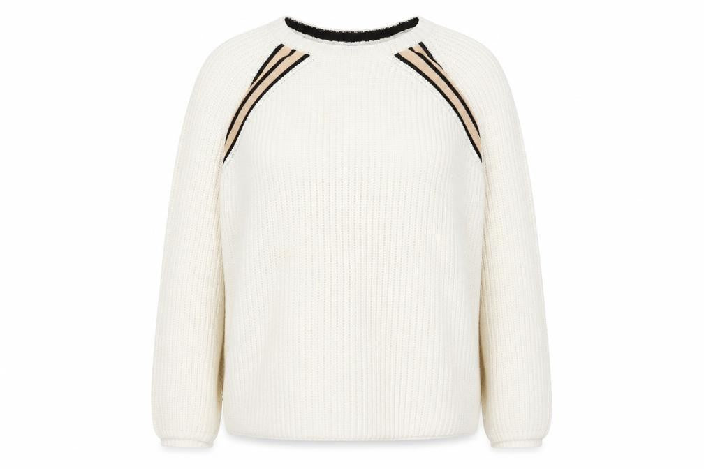Front view of Next women’s ivory knit jumper, size L