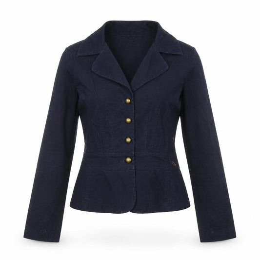 Front view of VILA women’s blue jacket blazer, size S