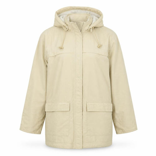 M&S Womens Beige   Overcoat Coat Size 8