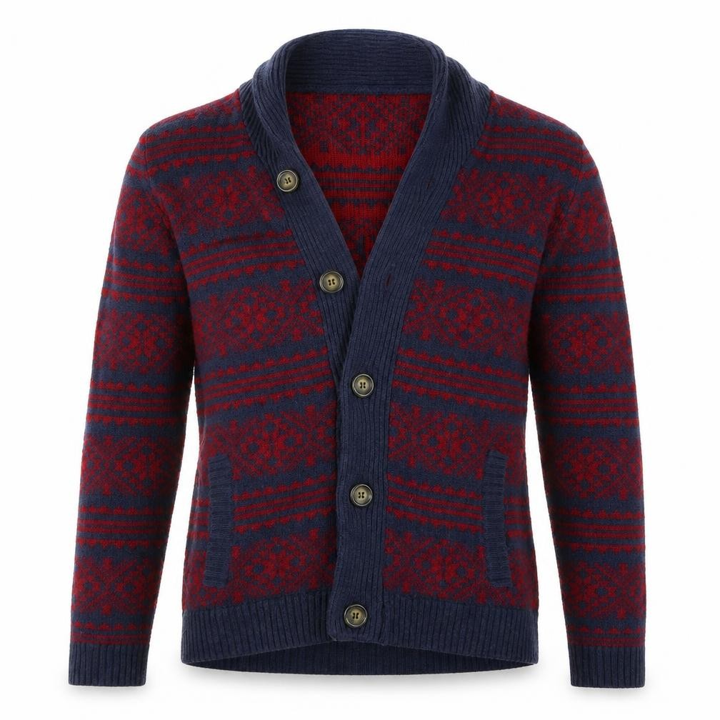 F&F Womens Red Floral  Cardigan Jumper Size S