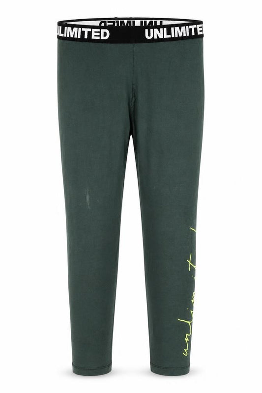 Front view of George girls’ gold jegging trousers, size 7-8, years