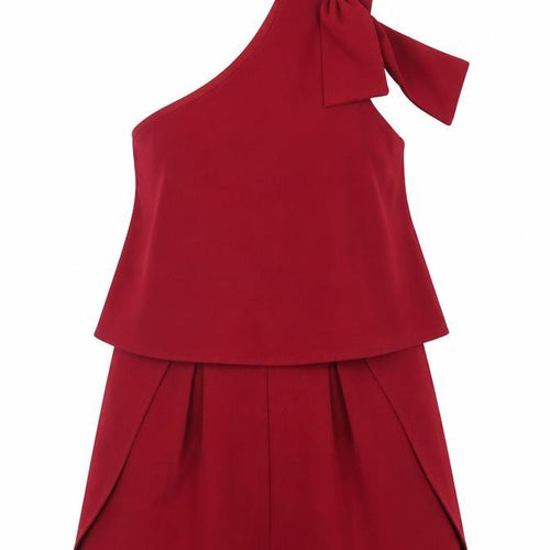 GIRL IN MIND Womens Red   Jumpsuit One-Piece Size 8