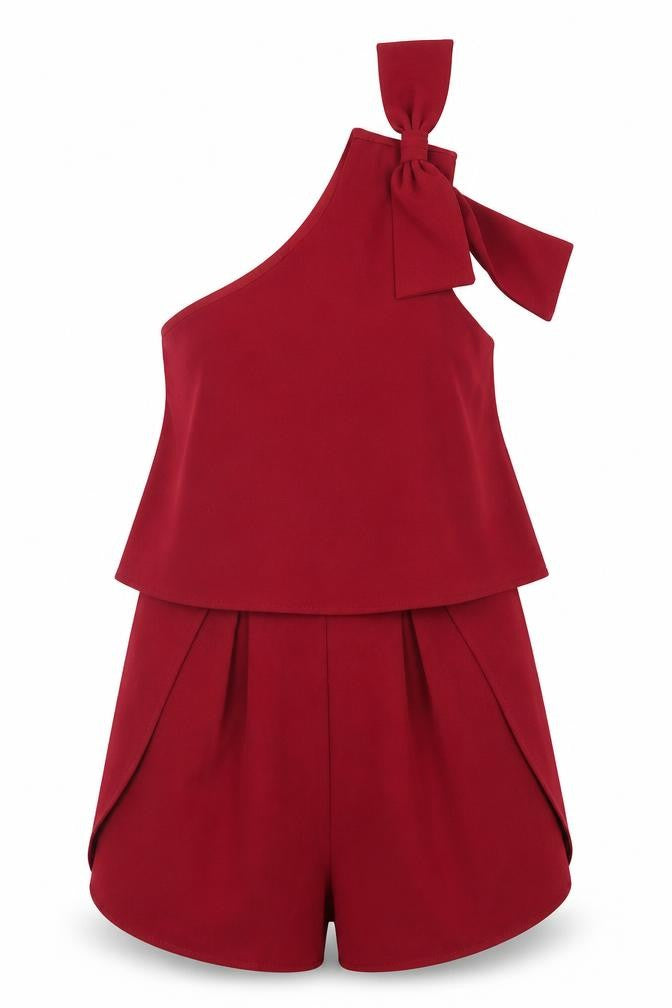 GIRL IN MIND Womens Red   Jumpsuit One-Piece Size 8