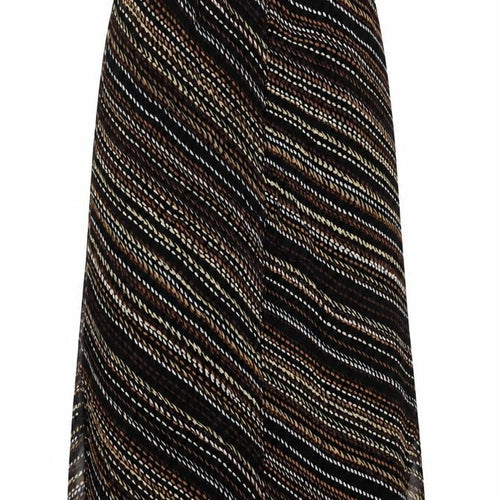 Berkertex Womens Brown Polka Dot  A-Line Skirt Size 14
