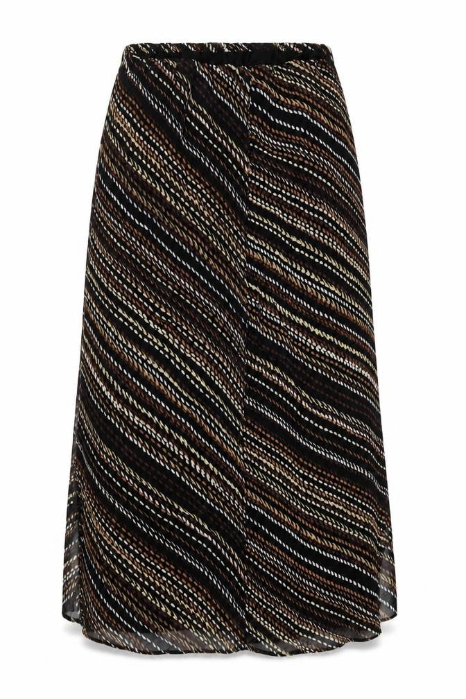 Berkertex Womens Brown Polka Dot  A-Line Skirt Size 14