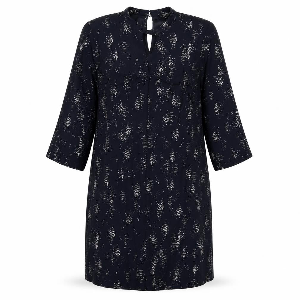 Front view of Papaya women’s blue a-line, size UK 12