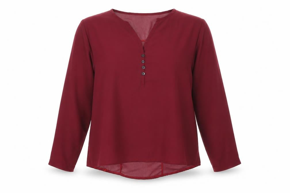 Preworn Womens Red   Basic Blouse Size 2XL