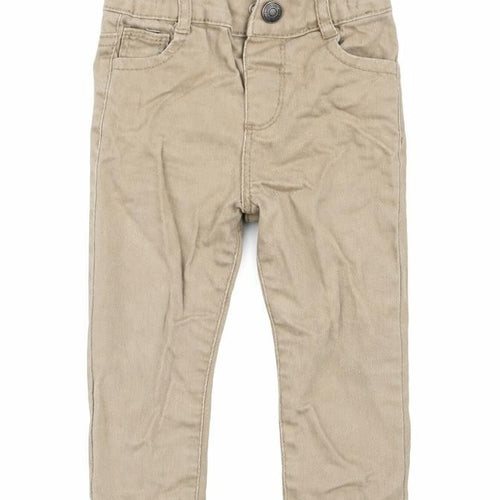 Denim Co Boys Beige   Jogger Jeans Size 9-12 Months