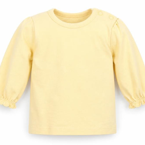 Disney Baby Girls Yellow   Basic T-Shirt Size 0-3 Months