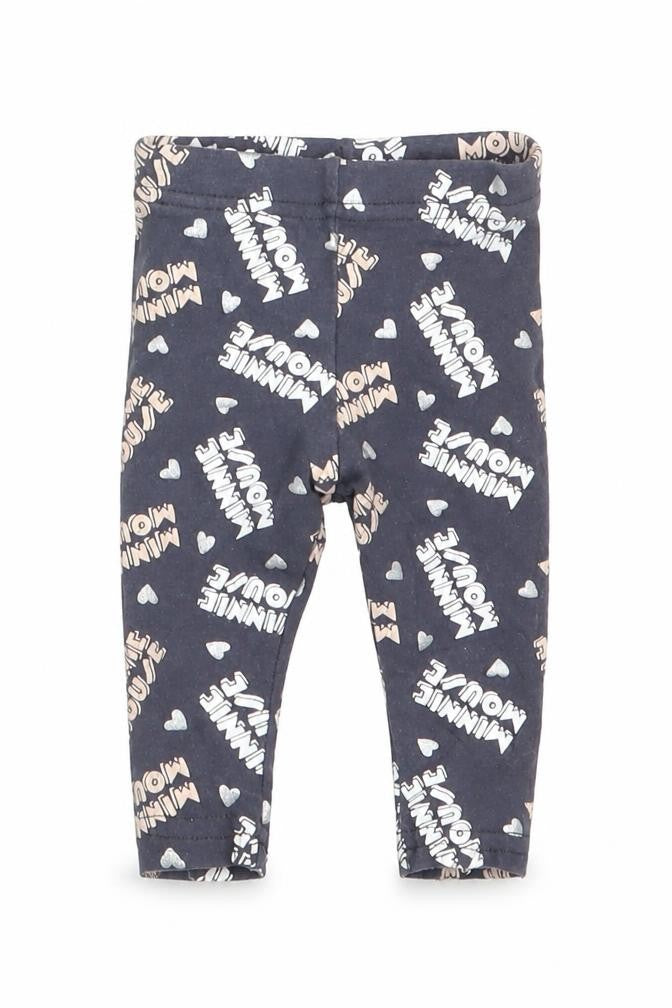 Disney at Primark Girls Blue Animal Print  Jogger Leggings Size Newborn  - Minnie Mouse