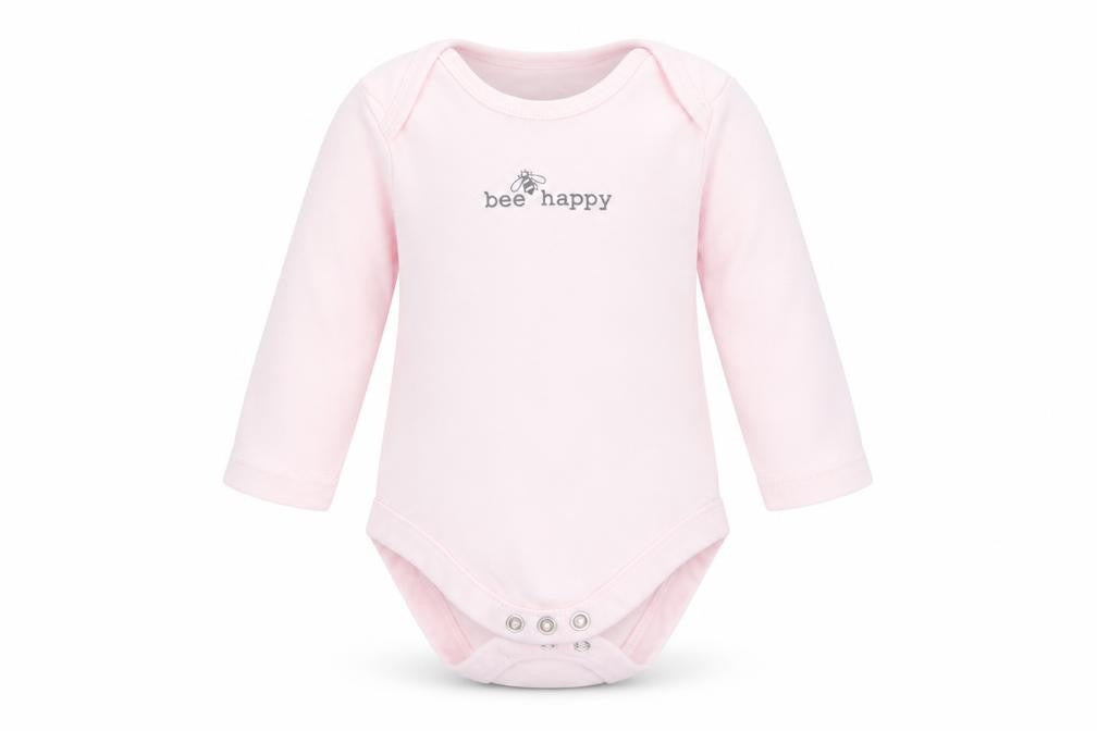 Florence and Fred Girls Pink Animal Print  Romper One-Piece Size 0-3 Months  - Bee Happy