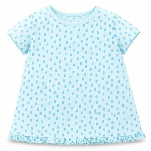 George Girls Blue Geometric  A-Line  Size 9-12 Months