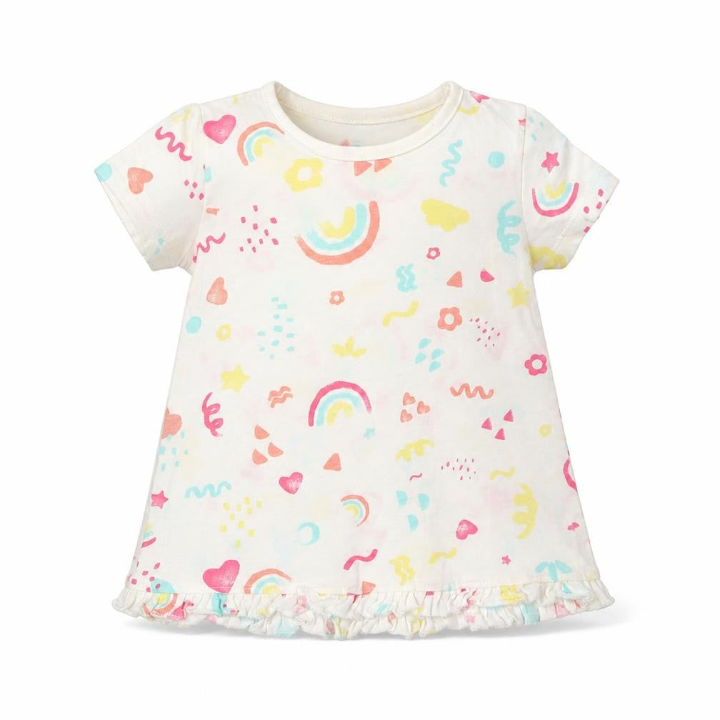 George Girls Ivory Geometric  A-Line  Size 9-12 Months
