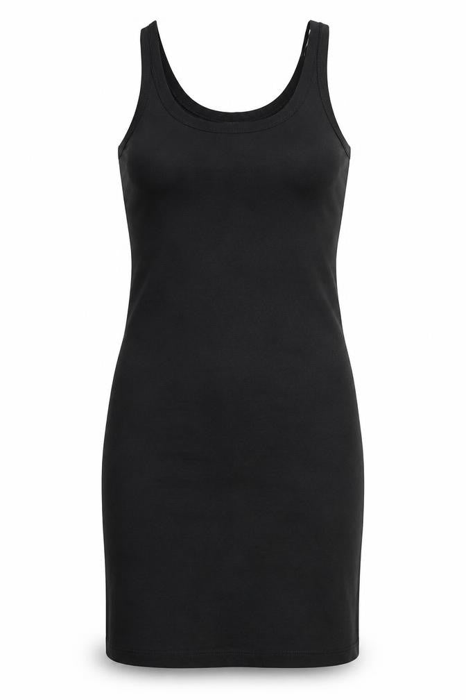 skinny fit women Womens Beige   Tank Dress  Size S