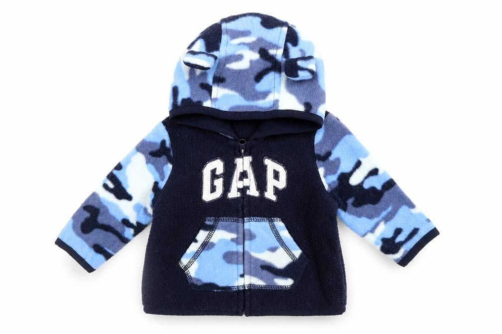 Gap Baby Blue Camouflage  Basic Jacket Jacket Size 0-3 Months