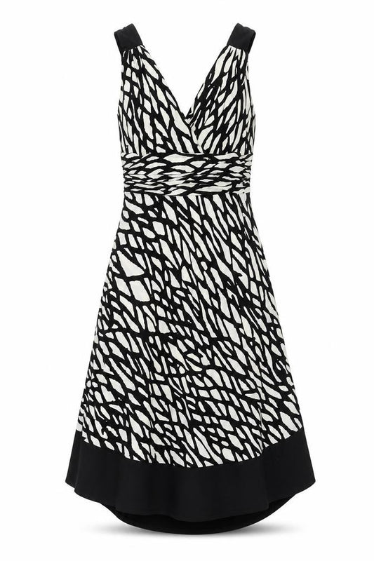 Front view of Principles women’s multicoloured a-line, size UK 10
