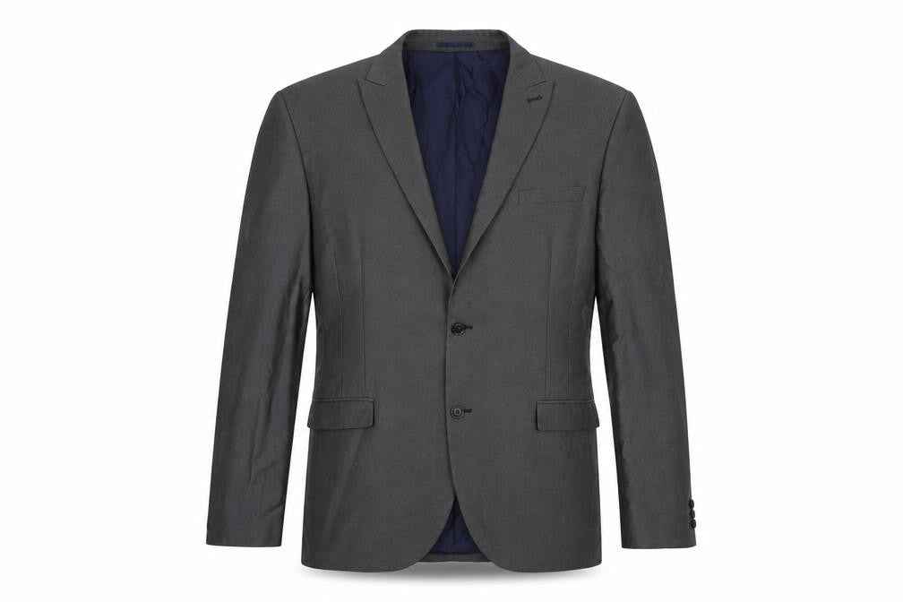 Front view of Next men’s grey jacket suit jacket, size 44