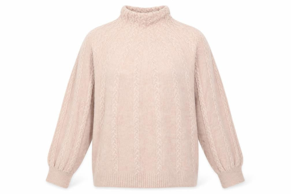 Front view of George women’s pink jumper, size M