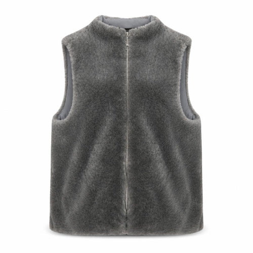 b c clothing Womens Grey   Gilet Coat Size L