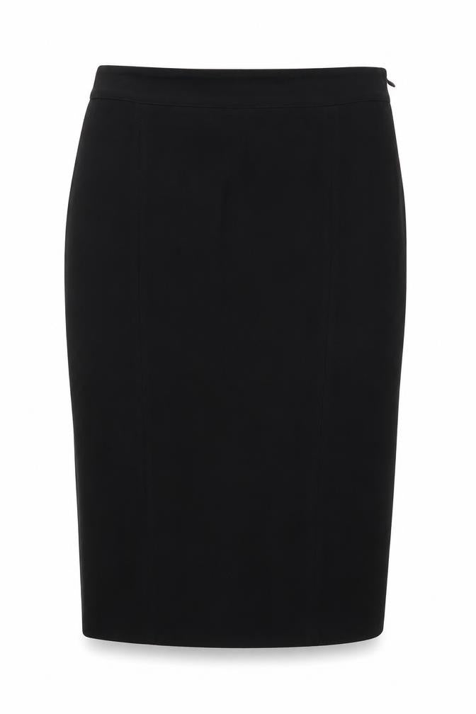 Front view of Joseph women’s black straight & pencil skirt, size UK 8
