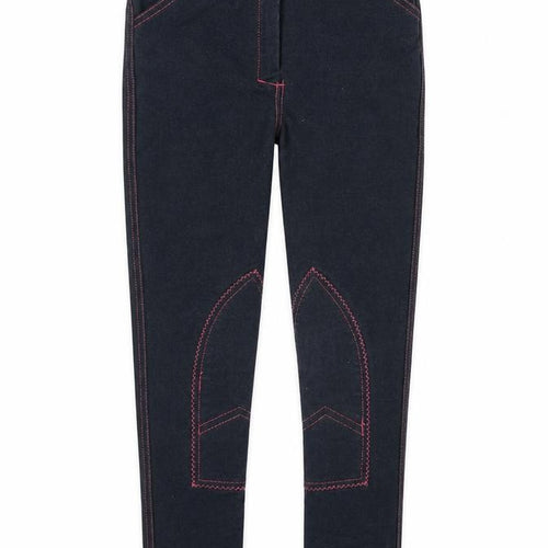 Equine-by-Design Womens Blue  Denim Skinny Jeans Size 24 in L24 in