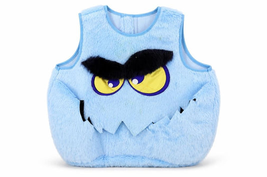 Front view of George Baby Blue Geometric Babydoll One Piece One Size - Monster Fancy Dress