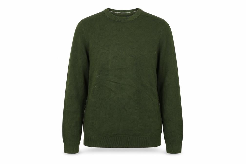 Front view of Matalan women’s green knit jumper, size S